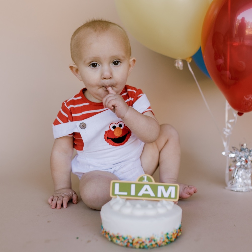 Elmo Smash Cake Birthday Outfit